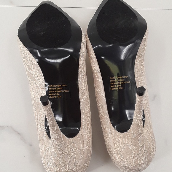 NWT LEL cream lace shoe - Picture 3 of 7